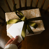 Gift Wrapping & Hand Written Greeting Card